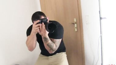 Skrupelloser Fotograf mit Sweet-Amira