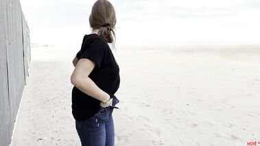 Den Strand bepisst! Voll riskant ! mit BunnyDiamond