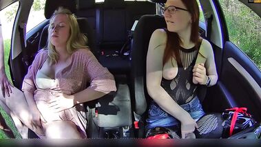 Total Geil! PKW Hobbyhuren auf Tour mit Mia Adler mit FinaFoxy
