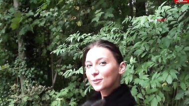 julie walking in suede gio hel boots in forest...part 1 mit julieskyhigh