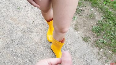 Feet Pee und Gummi mit Luna-Light