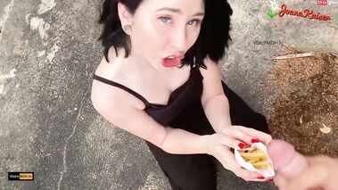 Ich will deine Mayo!!! Ist zu Pervers Public Sperma essen mit JoanaKaiser