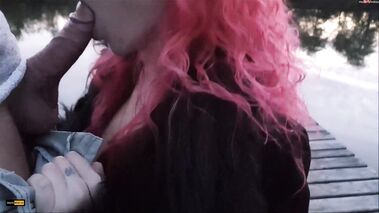 Mein erster Outdoor Blowjob mit Valery_Venom