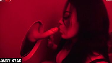 Gloryholeaction mit 2 Schwänzen mit Andy-Star