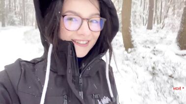 Das war aufregend... Im Wald geblasen mit Roxi_black