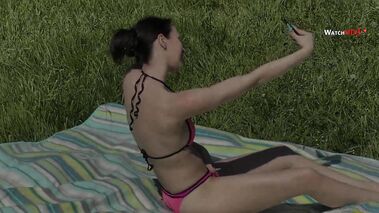 FUCK! Spanner am See spontan abgemolken mit Ronya_Rabe