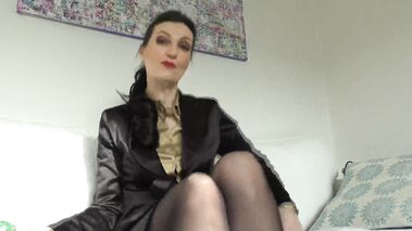 Satin-fetisch: heißes masturbationsspiel, Sperma auf meinen rock, lady victoria Valente