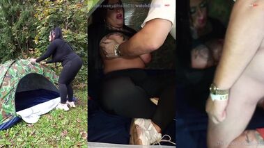 Im Zelt überrascht worden und den Wanderer abgeblasen mit AshleyCumStar